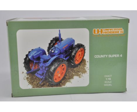 Universal Hobbies 1/16 County Super Four Tractor. NM to M in VG Box.