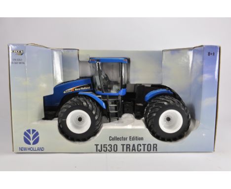 Ertl 1/16 New Holland TJ530 Tractor. Collectors Edition. NM to M in VG Box.