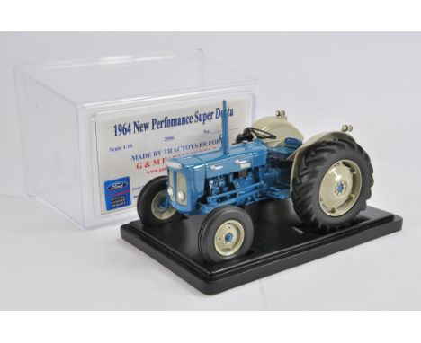 Tractoys (France) for G&M Farm Models 1/16 Fordson New Performance Super Dexta (1964) Tractor. E in original display case plu