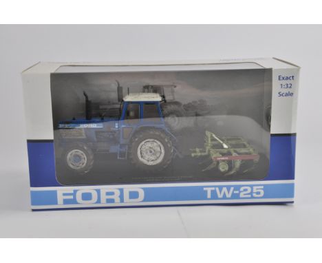 Universal Hobbies 1/32 Ford TW25 Tractor and Cultivator. Muddy Limited Edition Set. M in E Box.