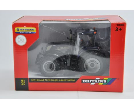 Britains 1/32 New Holland T7.270 Golden Jubille Tractor. Special Edition. M in VG Box.