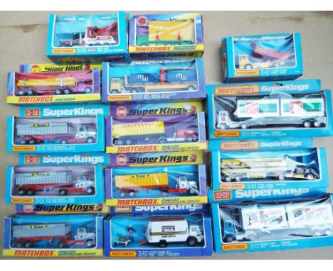 Matchbox Superkings - 14 diecast models comprising K-10, K-13, K-16, two off K-17, five off K-18, K-19, K-20, K-33 and K-37  