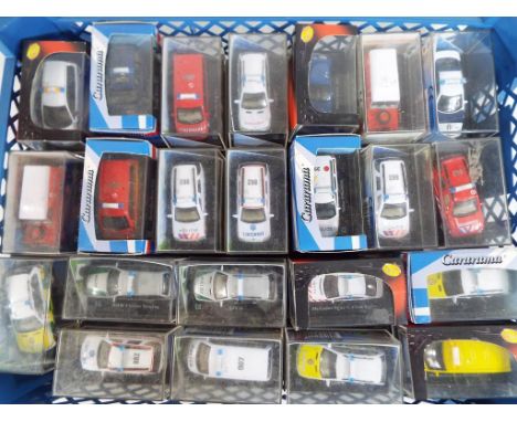 Diecast - approximately 45 diecast model motor vehicles by Cararama in 1:72 scale, all models appear mint in original display