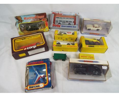 Diecast models - a collection of good quality diecast model motor vehicles by Corgi, Dinky and Matchbox to include Dinky Toys