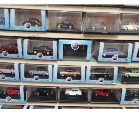 Oxford Diecast - a collection of twenty diecast model motor vehicles by Oxford Diecast, 1:76 Railway Scale