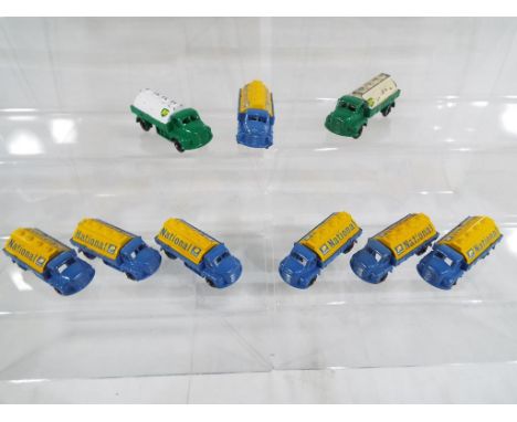 Diecast Models - a collection of Budgie model tankers to include seven National tanker series, model #53 and two BP tanker se