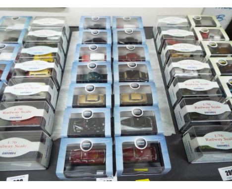 Oxford Automobile Co - fourteen diecast model motor vehicles by Oxford Automobiles Co all sealed in original display cases wi