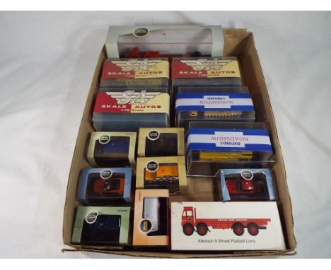 Oxford Diecast - a collection of diecast model motor vehicles to include Oxford Haulage 1:76 scale, three SA Skale 1:76 Autos