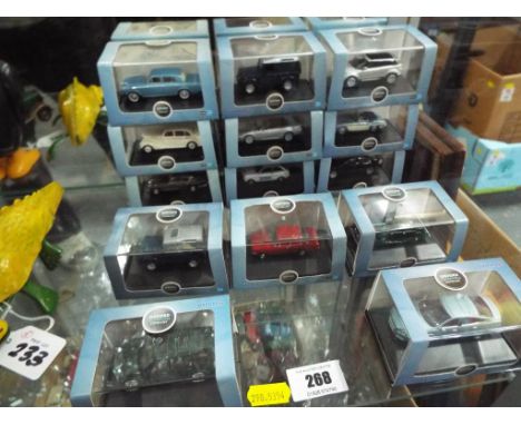 Oxford Automobile Company - a collection of fourteen diecast model motor vehicles by Oxford Automobile Company, appears to be