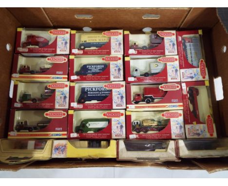 Trackside - a collection of approximately fifteen 00 gauge limited edition Trackside  model motor vehicles by Corgi and simil
