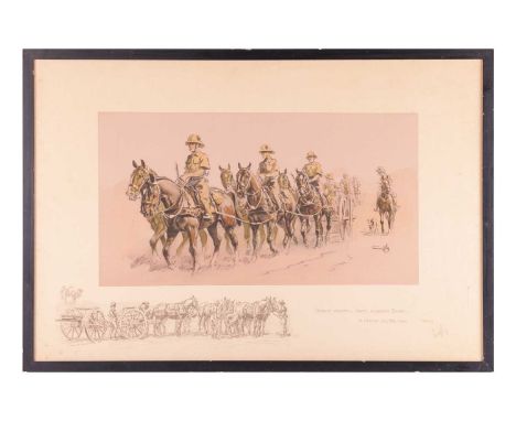 Charles Johnson Payne 'Snaffles' (British, 1884-1967), Ubique meant - 'Bank', Olborn, Bank - A Penny All the Way (R. K.), sig