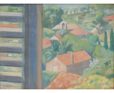 Vanessa Bell (1879 - 1961)View over Italysigned with initials and dated '27, signed and inscribed again to verso, oil on canv