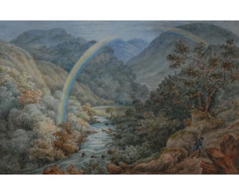 English School (second-quarter, 19th century)On the Road to Watersmeetwatercolour, preliminary sketch to verso, 13cm x 20cmPr