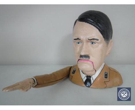 A cast iron novelty Hitler nutcracker 