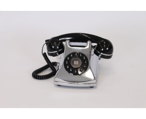 A Deco style push button telephone