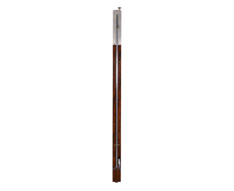 Ω A fine Regency mahogany mercury stick barometer with ivory cistern float probably for use in a lighthouse Alexander Adie, E