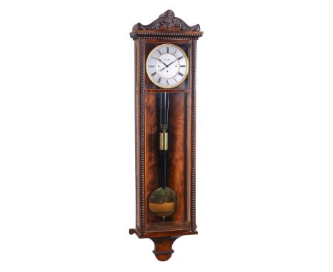  A Fine Viennese mahogany grande-sonnerie striking  Dachluhr  regulator wall clock Anton Pohl, Vienna, circa 1830  The four p