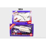 Siku Super Serie 4212 Raketentransporter und 4016 US-Truck mit Space-Shuttle, Metall, ...