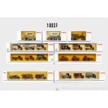 9 Märklin Autosets und 3 Dampftraktoren, 1892, 1893, 1894, 1895, 1896, 1897, 2x 1898, ...