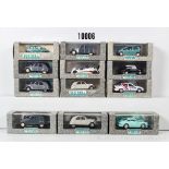 12 Vitesse Modellautos, dabei Citroen 2CV, Ford Sierra Fina usw., Metall, 1:43, OVP mit ...
