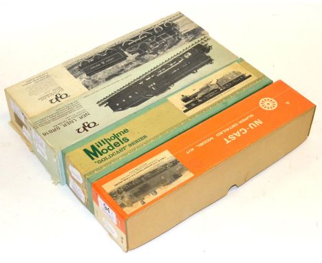 DJH Two Unmade OO-Gauge Kits K24 Pollitt Passenger Engine GCR/LNER 4-4-0 and DJH5 NER/LNER BR B16 4-6-0; together with Nu-Cas