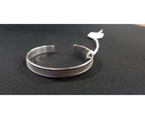 SILVER CUFF BANGLE 