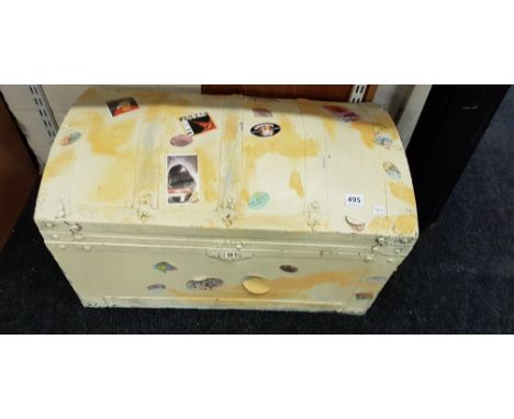 VINTAGE DOMED TRUNK