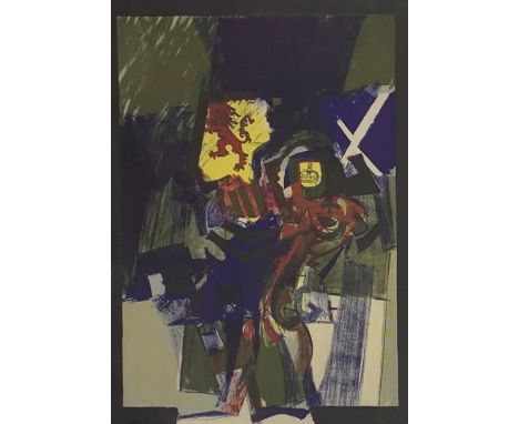 C. Hoskins artist signed limited edition print 'Hail King of Scotland' 35/50, 48cm x 36cm and another by Andrew Holmes 'Plum 