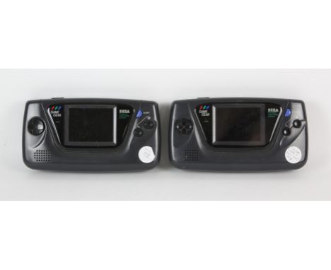 SEGA Game Gear handheld console (x2) (PAL)Condition Report:  Consoles are untested and have stickers on the front from previo