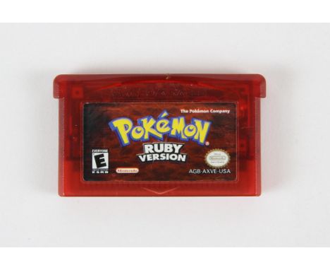 AMENDED DESCRIPTION NINTENDO Gameboy Advance Pokémon Ruby (cart only) Condition Report:  Game is loose and in good condition