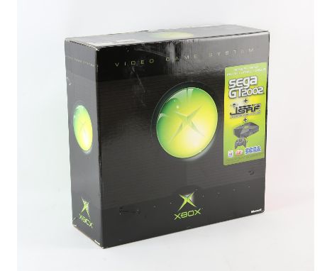 MICROSOFT Xbox Original boxed console - Factory Sealed Condition Report:  Console is complete, boxed and factory sealed