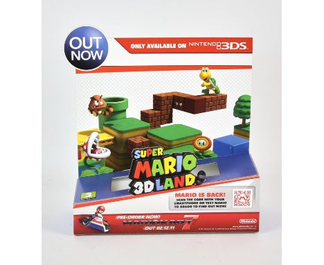 NINTENDO Super Mario 3D Land POS Counter Top merchandising standee Condition Report:  Item is in excellent condition