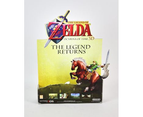 NINTENDO The Legend of Zelda Ocarina of Time 3D POS Counter Top merchandising standee Condition Report:  Item is in excellent