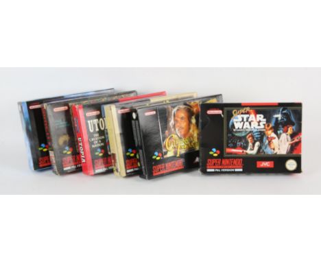 Super Nintendo 'Rare' Games Bundle. This lot contains six of the more rarer games for the SNES. Super Star Wars, The Lost Vik