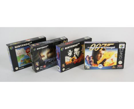 Nintendo 64 'Classics' Games Collection. This lot features four iconic titles released on the N64: Mario 64, Perfect Dark, 00