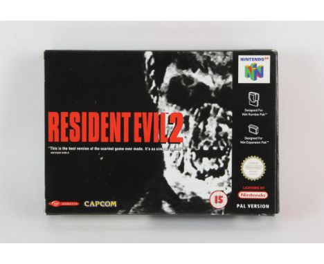 Resident Evil 2 - Nintendo 64 - complete in box. This lot contains a copy of Resident Evil 2 for the N64 complete in box with