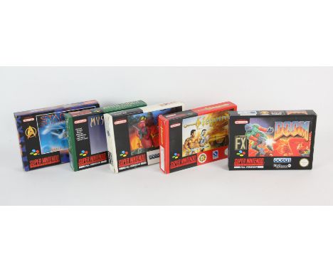 Super Nintendo 'Rare' Games Bundle. This lot contains five of the more rarer games for the SNES. Mystic Quest Legend, Star Tr