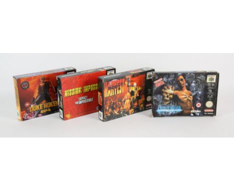 Nintendo 64 'Action' Games Collection. This lot features four action titles released on the N64: Shadow-Man, Duke Nukem, Body