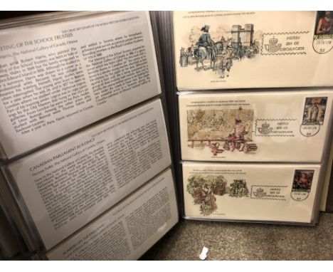 THE GREAT ART STAMPS OF THE WORLD FIRST DAY COVER COLLECTION