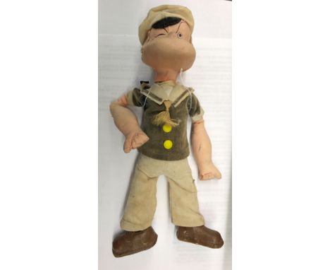 VINTAGE POPEYE THE SAILOR MAN FELT PUPPET