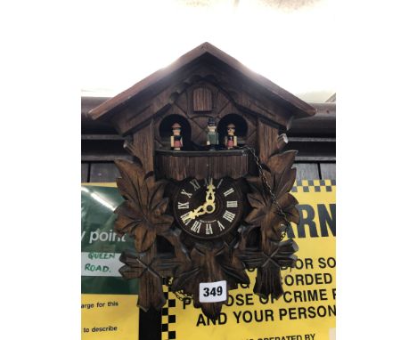 CUCKOO CLOCK (MISSING PENDULUM AND WEIGHTS)