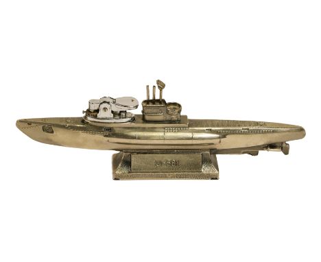Cigarette Lighter In The Form Of U-Boat U-581,&nbsp;8 3/4", 23cm