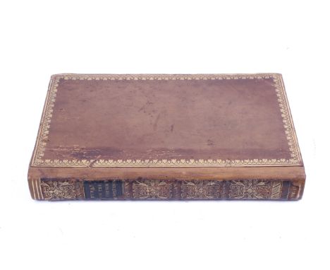 E Burke - Reflections on the Revolution in France, 1790. Lacking half title, with a corner tear to title page. Rebacked with 