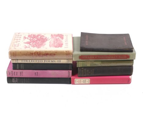 Ex Sitwell family library including Laurence Olivier interest. A small collection of books by Edith Sitwell. Including Richar