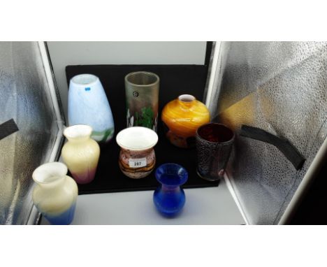 Selection of Art Glass includes Caithness , Murano style vases etc . 