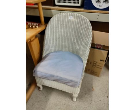 Lloyd loom style chair. 