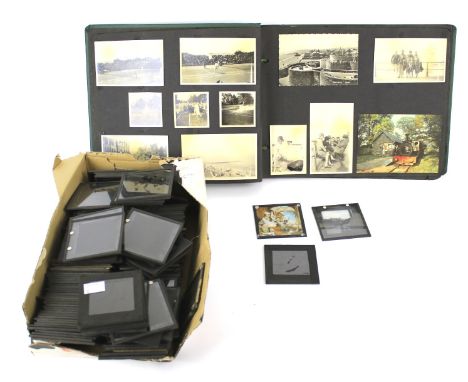 A collection of photographic slides. Including European and UK buildings and landscapes from the early-mid 20th century, some