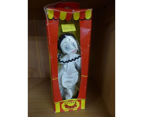 Pelham puppet in original packaging in the form of a French mime