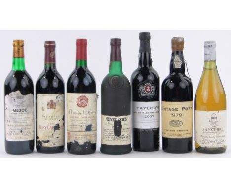 3 Bottles of Vintage Port,and 4 other bottles of wine, (7).