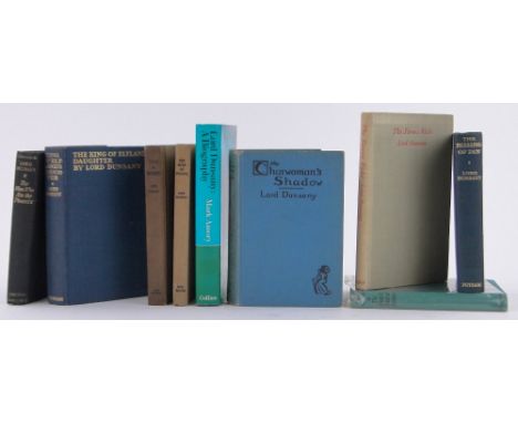 9 Volumes by Lord Dunsany,including the Blessing of Pan, First Edition 1927, (9).